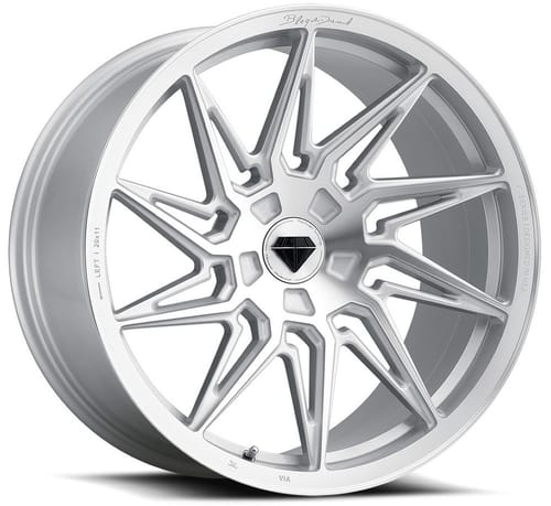 Blaque Diamond BD-F20 Brushed Silver (True Directional) (Left) (Right) (Deep Concave)