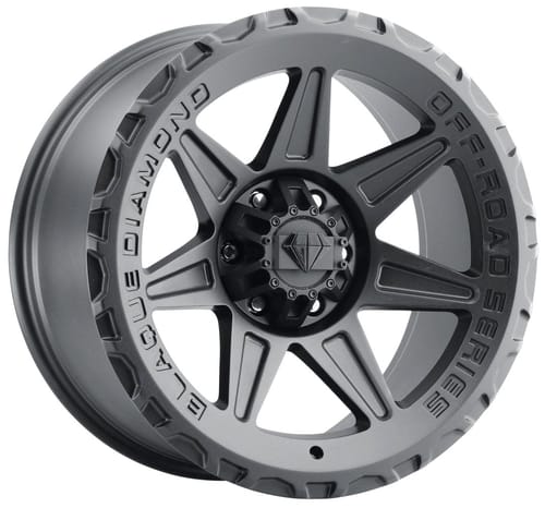 Blaque Diamond Off-Road BD-O102 Matte Textured Black