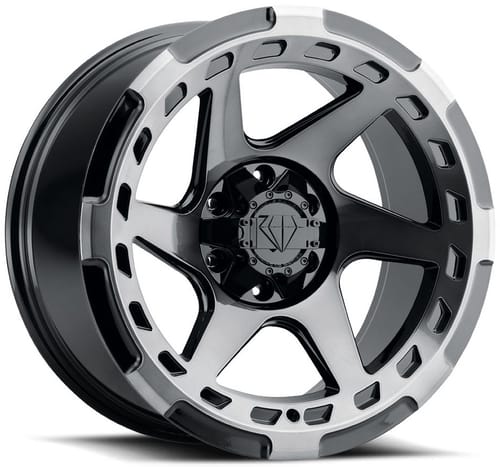Blaque Diamond Off-Road BD-O728 Gloss Black Machined & Tinted