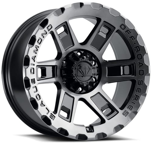Blaque Diamond Off-Road BD-O801 Gloss Black Machined & Tinted