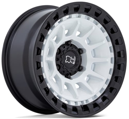 Black Rhino Barrage Gloss White on Matte Black