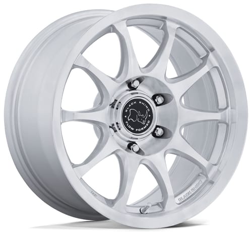 Black Rhino BR200 Echo Trail Hyper Silver Machined w/ Black Lip