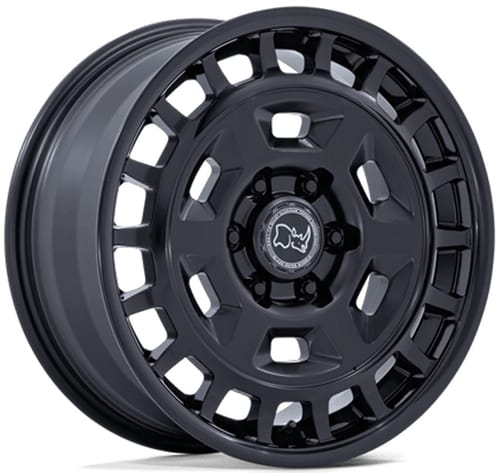 Black Rhino BR405 Rover Matte Black w/ Gloss Black Lip