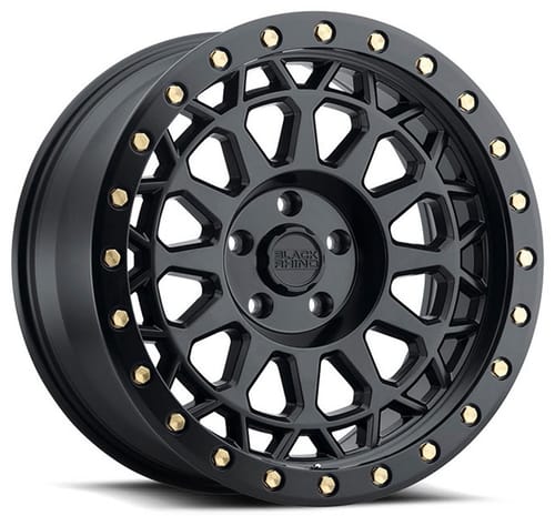 Black Rhino Primm Matte Black w/ Brass Bolts