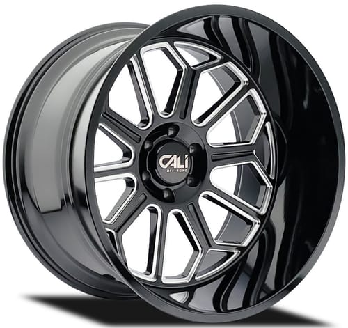 Cali Off-Road Auburn 9117 Gloss Black Milled