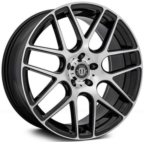 Curva Concepts C7 Gloss Black Machined