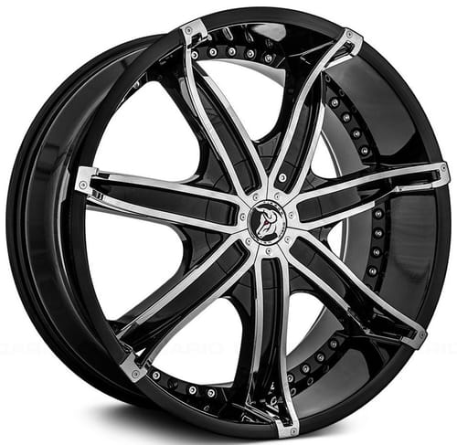 Diablo DNA Gloss Black w/ Chrome Inserts