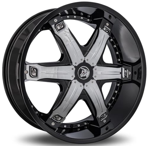 Diablo Fury Gloss Black w/ Chrome Inserts