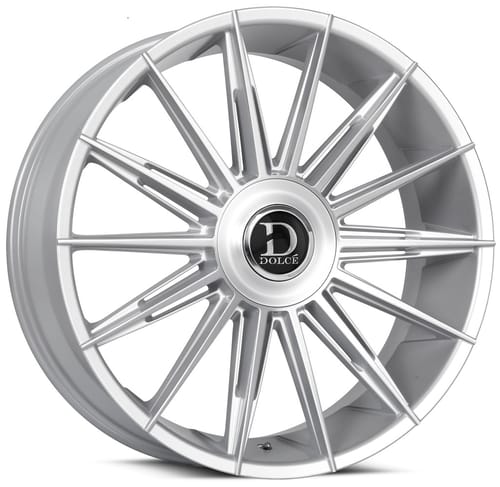 Dolce Luxury Mirelli Gloss Silver Brushed