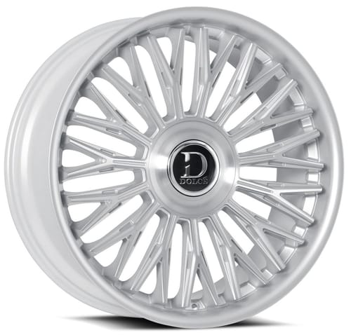 Dolce Luxury Lusso Gloss Silver Brushed w/ Stainless Lip