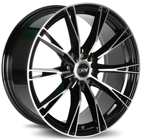 DRW D23 Gloss Black Machined Face