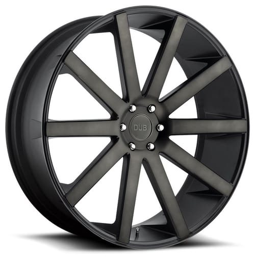 Dub Shot Calla Matte Black Machined w/ Tint
