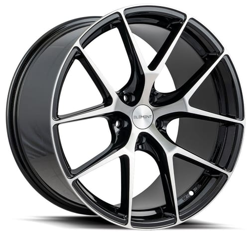Element EL44 Gloss Black Machined Face