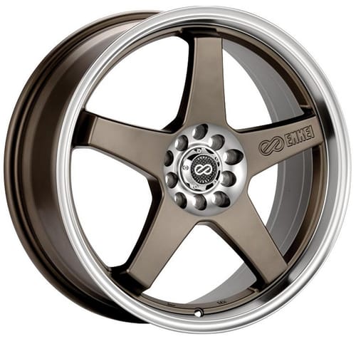 Enkei EV5 Bronze w/ Machined Lip