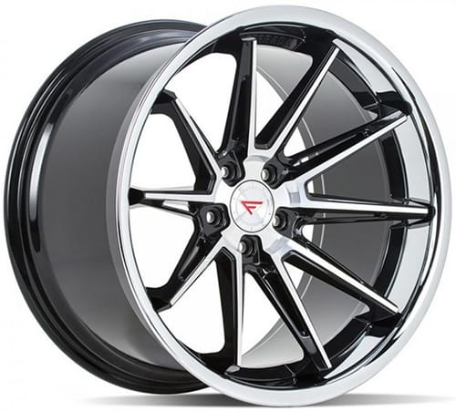 Ferrada CM2 Machine Black w/ Chrome Lip