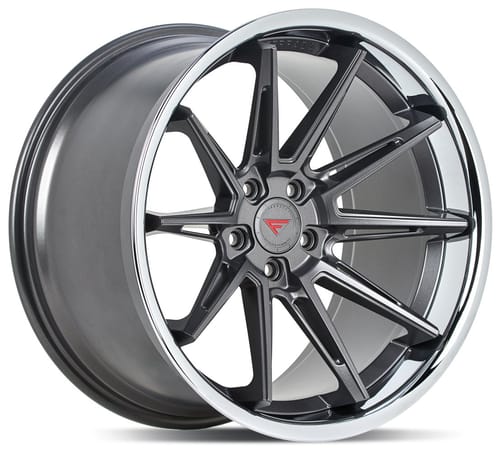 Ferrada CM2 Matte Graphite w/ Chrome Lip