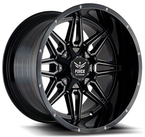 Force Off-Road F10 Gloss Black Milled