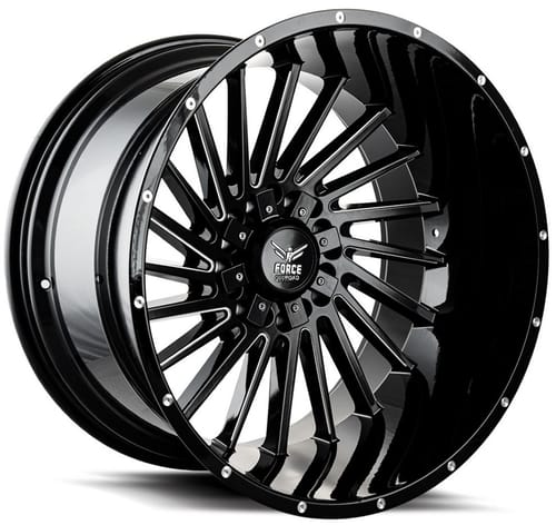 Force Off-Road F38 Gloss Black Milled