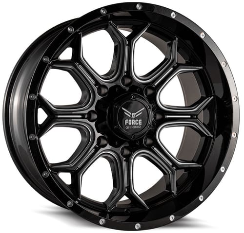 Force Off-Road F42 Gloss Black Milled