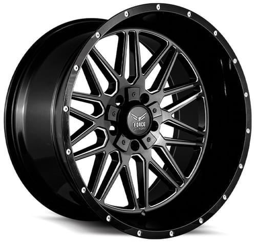 Force Off-Road F44 Gloss Black Milled