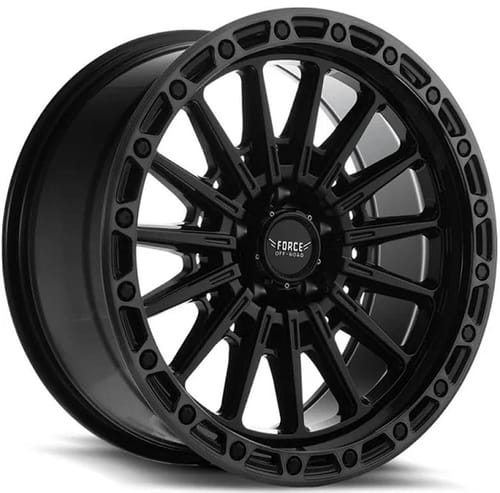 Force Off-Road F46 Gloss Black Machined Dark Tinted