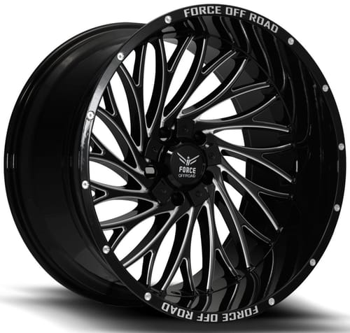 Force Off-Road F50 Gloss Black Milled