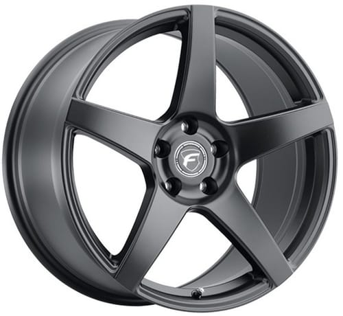Forgestar CF5 Satin Black (Flow Formed) (Deep Concave)
