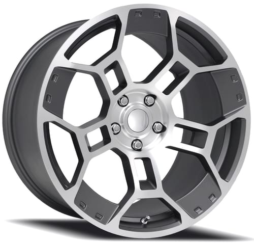 Factory Reproductions Replica Ford Mustang GT-D FR701F Replica Wheel Satin Gunmetal Machined
