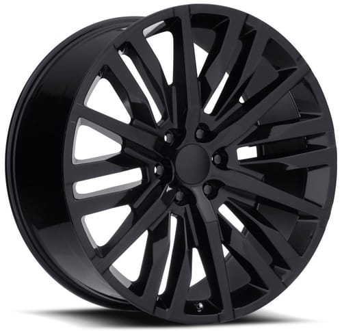 Factory Reproductions Replica GM Split-6 Spoke Replica Wheel Gloss Black