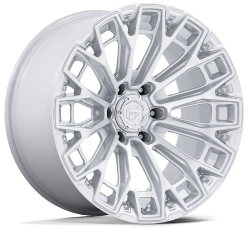 Fuel Off-Road FC882 Trax Gloss Silver Machined