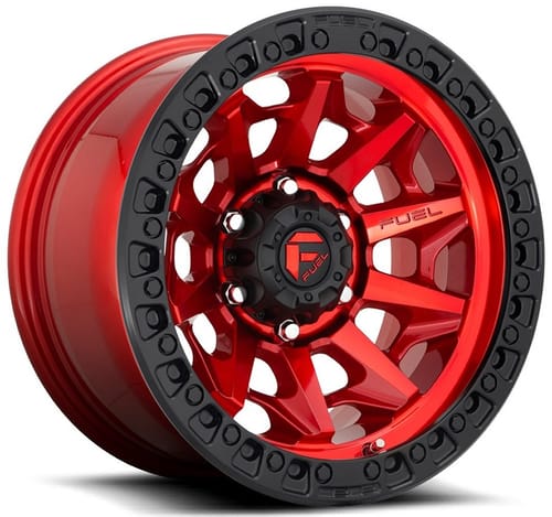 Fuel Off-Road D695 Covert Candy Red w/ Black Ring