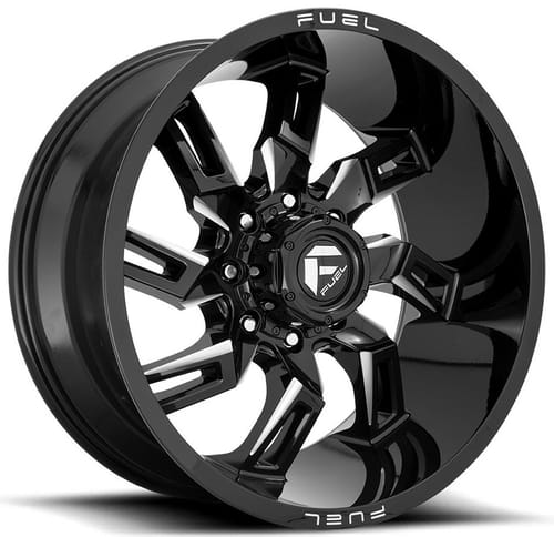 Fuel Off-Road D747 Lockdown   Gloss Black Milled