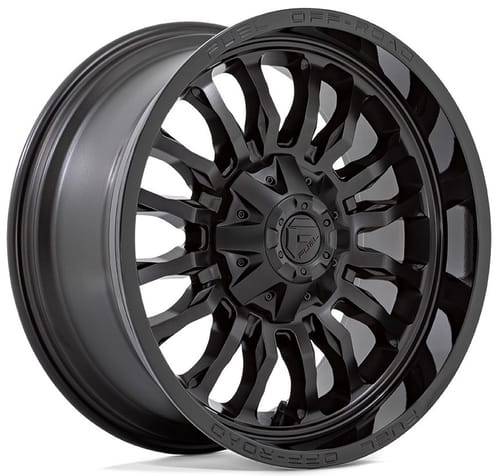 Fuel Off-Road D796 ARC Matte Black w/ Gloss Black Lip