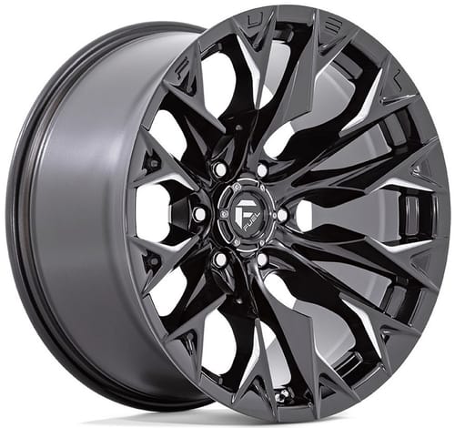 Fuel Off-Road D803 Flame 6 Gloss Black Milled