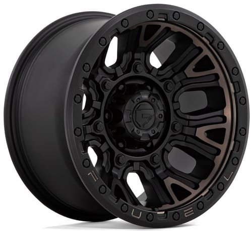 Fuel Off-Road D824 Traction Matte Black w/ Double Dark Tint