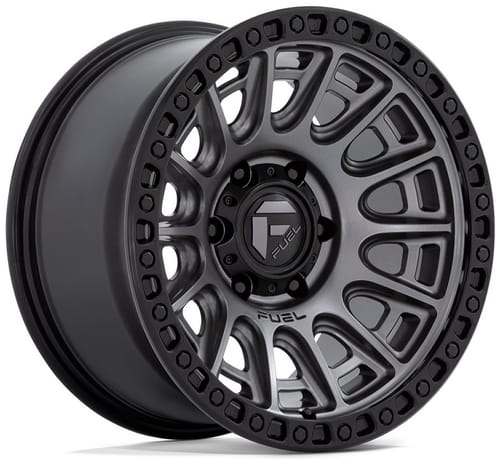 Fuel Off-Road D835 Cycle Matte Gunmetal w/ Black Ring