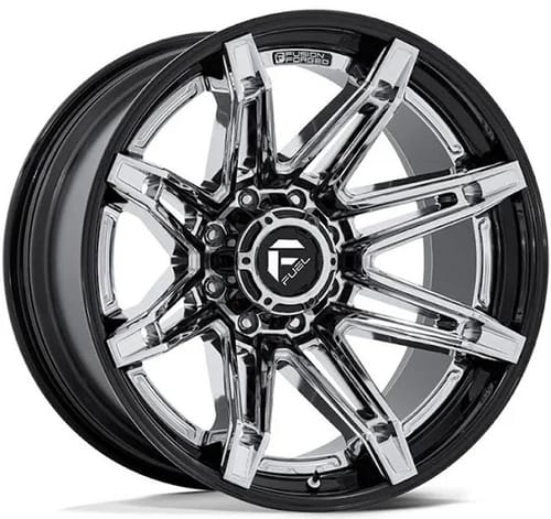 Fuel Off-Road FC401 Brawl Chrome w/ Gloss Black Lip