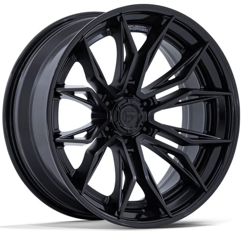 Fuel Off-Road FC404 Mutiny (6-Lug) Matte Black w/ Gloss Black Lip