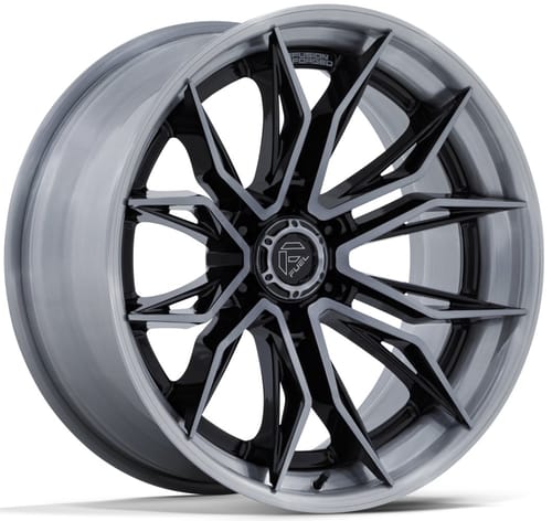 Fuel Off-Road FC404 Mutiny (6-Lug) Gloss Black Brushed Dark Tinted