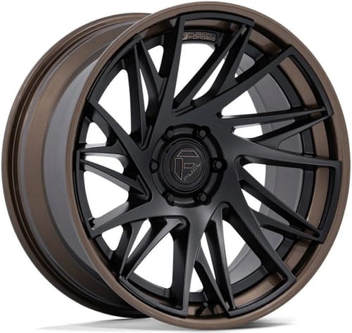 Fuel Off-Road FC405 Dynamo Matte Black w/ Gloss Bronze Lip