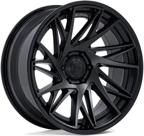 Fuel Off-Road FC405 Dynamo Matte Black w/ Gloss Black Lip