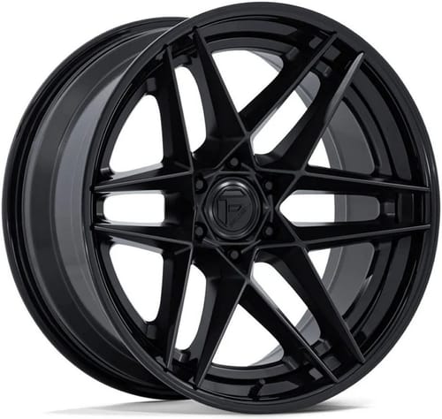 Fuel Off-Road FC408 Flight Matte Black w/ Gloss Black Lip