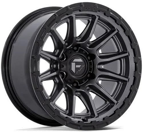 Fuel Off-Road FC866 Piston Matte Gunmetal w/ Gloss Black Lip
