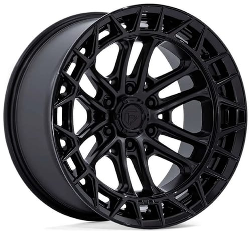 Fuel Off-Road FC874 Celsius Matte Black w/ Gloss Black Lip