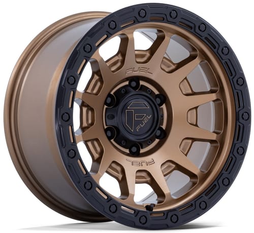 Fuel Off-Road FC884 Fortress Matte Bronze w/ Gloss Black Lip