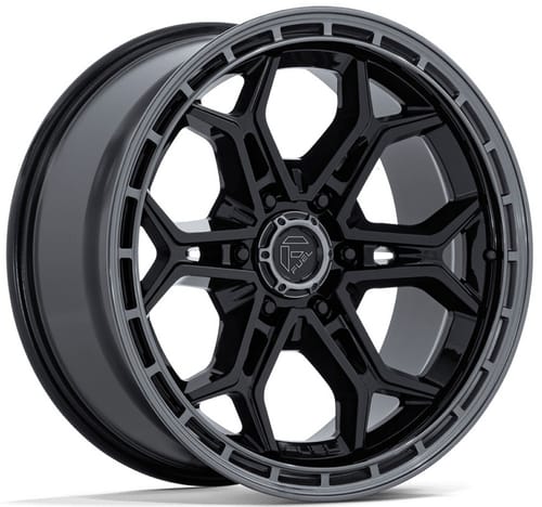 Fuel Off-Road FC896 Heathen Gloss Black w/ Gloss Gunmetal Lip