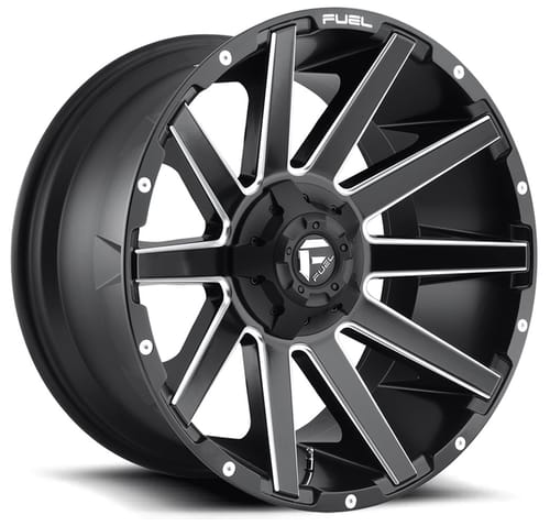 Fuel Off-Road D616 Contra Matte Black Milled