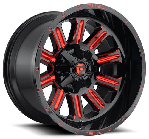 Fuel Off-Road D621 Hardline  Gloss Black w/ Candy Red