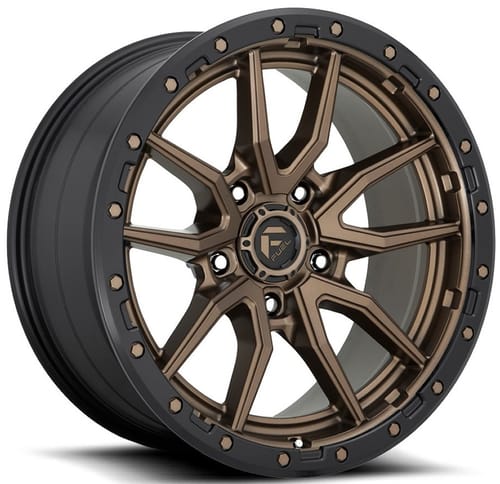 Fuel Off-Road D681 Rebel 5 Bronze w/ Black Lip