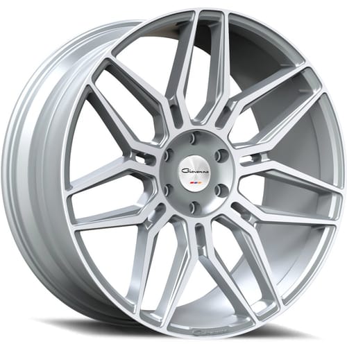 Giovanna Bogota Gloss Silver w/ Machined Face